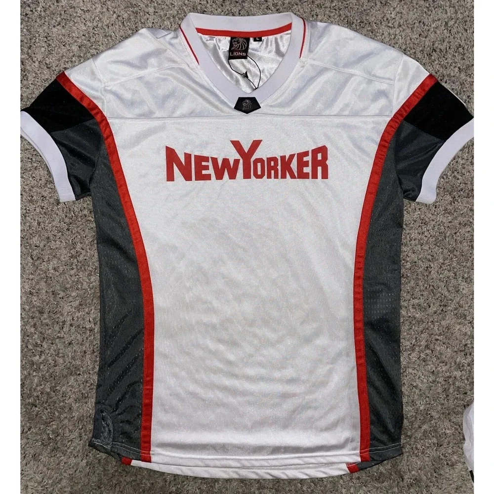 Team‎ Issued New Yorker Lions Jersey Men's Size L German Football League Shirt